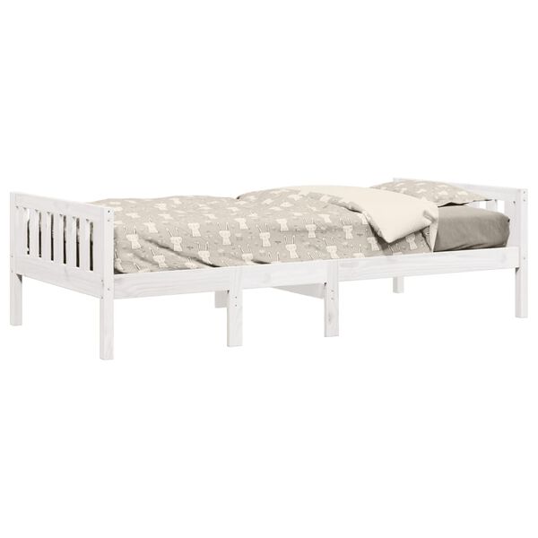 vidaXL Children's Bed without Mattress White 90x190 cm Solid Wood Pine