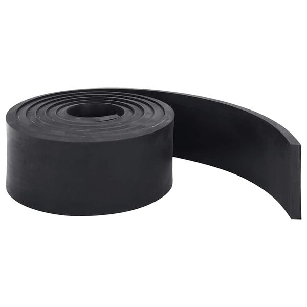 vidaXL Rubber Edge for Snow Plow Black 300x8x1 cm