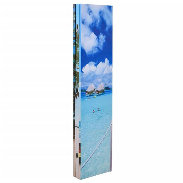 vidaXL Folding Room Divider 160x170 cm Beach