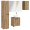 vidaXL Bathroom Cabinet Set 5 pcs Artisan Oak 53 x 15.5 x 70 cm
