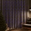 vidaXL LED Curtain Fairy Lights 3x3m 300 LED Blue 8 Function