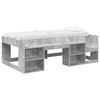 vidaXL Kids'Bed Frame with Storage Concrete Grey 80 x 200 cm