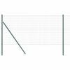 vidaXL Ground Fix Welded Wire Fence 25 x 1 m (W x H) PVC-Coated Steel