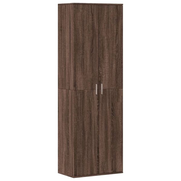vidaXL Highboard Brown Oak 60x35x180 cm Engineered Wood