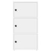 vidaXL Bookcase White 40x24x77 cm Engineered Wood