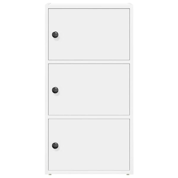 vidaXL Bookcase White 40x24x77 cm Engineered Wood