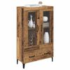 vidaXL Highboard Old Wood 70 x 31 x 115 cm Engineered Wood and Iron