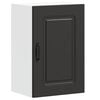 vidaXL Kitchen Wall Cabinet "Kalmar" Black Engineered Wood