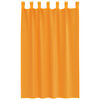 vidaXL Voile Curtains with Loops 2 pcs Orange 140x175 cm