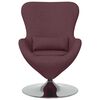 vidaXL Egg Chair Purple 63 x 73 x 90 cm Fabric