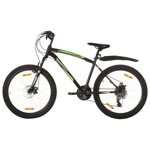 vidaXL Mountain Bike 21 Speed 26 inch Wheel 46 cm Black