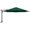 vidaXL Garden Parasol Green 248 x 248 x 148 cm Polyester and Steel