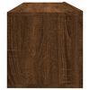 vidaXL TV Wall Cabinet Brown Oak 100x30x30 cm Engineered Wood