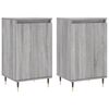 vidaXL Sideboards 2 pcs Grey Sonoma 40x35x70 cm Engineered Wood
