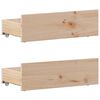 vidaXL Bed Frame without Mattress with Headboard 90x190 cm Single Solid Wood Pine