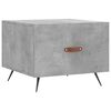 vidaXL Coffee Table Concrete Grey 50x50x40 cm Engineered Wood