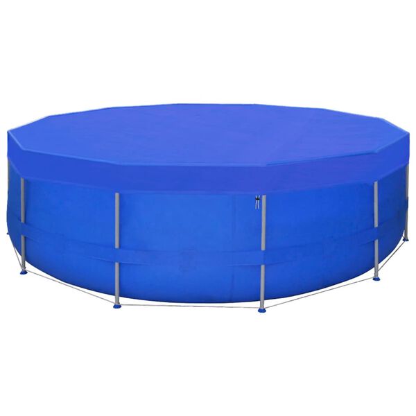 vidaXL Pool Covers 2 pcs PE Round 540 cm 90 g/m²