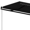 vidaXL Manual Retractable Awning 400x350 cm Anthracite
