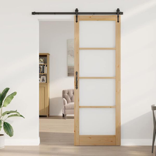 vidaXL Interior Door ORKDAL Brown 83 x 232 cm
