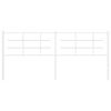 vidaXL Metal Replace Headboard White 193 cm