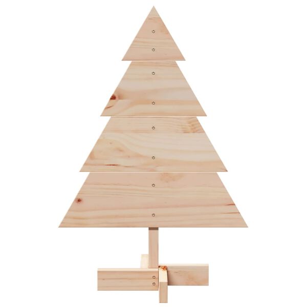 vidaXL Wooden Christmas Tree for Decoration 70 cm Solid Wood
