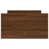 vidaXL Bed Frame with Drawers without Mattress Brown Oak 90x190 cm Single