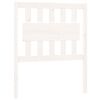 vidaXL Bed Headboard White 80.5x4x100 cm Solid Wood Pine