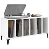 vidaXL Record Cabinet White 100x38x48 cm Engineered Wood