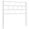 vidaXL Metal Headboard White 75 cm