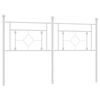 vidaXL Metal Headboard White 150 cm