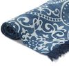 vidaXL Kilim Rug Cotton 160x230 cm with Pattern Blue