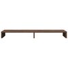 vidaXL Monitor Stand Brown Oak 100x27x10 cm Engineered Wood