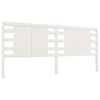 vidaXL Headboard White 156x4x100 cm Solid Wood Pine