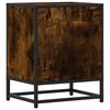 vidaXL Bedside Cabinet Smoked Oak 40x31x50 cm Engineered Wood