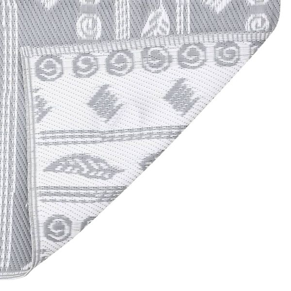 vidaXL Outdoor Rug ARAKIL Grey 190x290 cm PP
