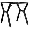 vidaXL Dining Table Legs Y-Frame 70x70x73 cm Steel