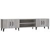 vidaXL TV Cabinet Grey Sonoma 180x31,5x40 cm Engineered Wood