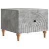 vidaXL Coffee Table Concrete Grey 49 x 50 x 40 cm Engineered Wood