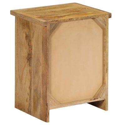 vidaXL Bedside Table Solid Mango Wood 40x30x50 cm