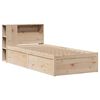 vidaXL Bed Frame without Mattress 90x190 cm Single Solid Wood Pine