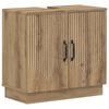 vidaXL Bathroom Sink Cabinet HOORN Artisan Oak 59.5 x 31.5x 56 cm