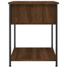 vidaXL Bedside Table Brown Oak 44x45x58 cm Engineered Wood