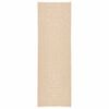 vidaXL Rug ZIZUR Beige 80x250 cm Jute Look Indoor and Outdoor