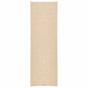 vidaXL Rug ZIZUR Beige 80x250 cm Jute Look Indoor and Outdoor