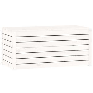 vidaXL Garden Box White 101x50,5x46,5 cm Solid Wood Pine