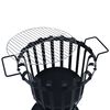 vidaXL Garden Fire Pit Basket with BBQ Grill Steel 47.5 cm