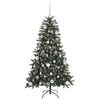 vidaXL Artificial Christmas Tree with 150 LEDs with Stand Green 150 cm
