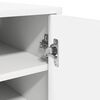 vidaXL Shoe Cabinet White 32x35x92 cm Engineered Wood