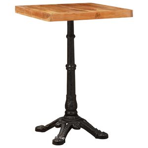 vidaXL Bistro Table Brown 50 x 50 x 76 cm Solid Acacia Wood