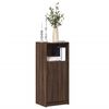 vidaXL Sideboard with LED Brown Oak 42.5x34x100 cm Engineered Wood